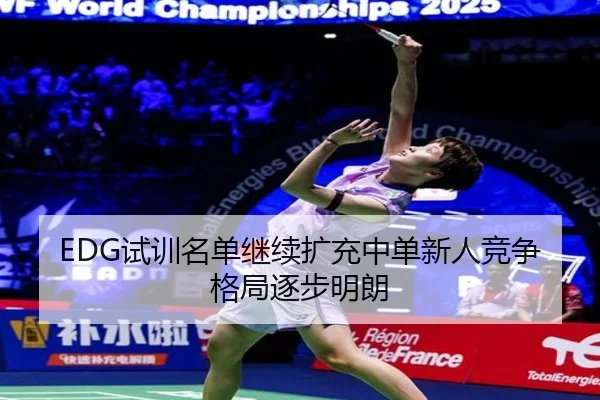 EDG试训名单继续扩充中单新人竞争格局逐步明朗